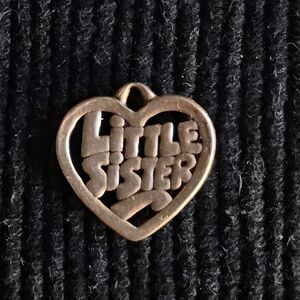 James Avery Silver 'Little Sister' Heart Charm